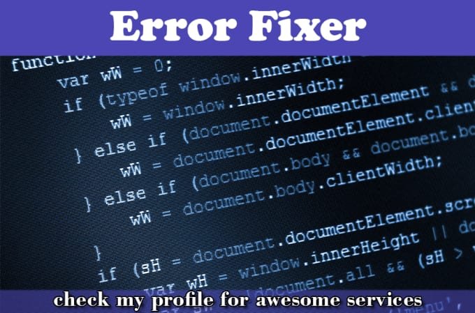saleemwebs - fiverr - I Will Fix Any Problem On Your Website